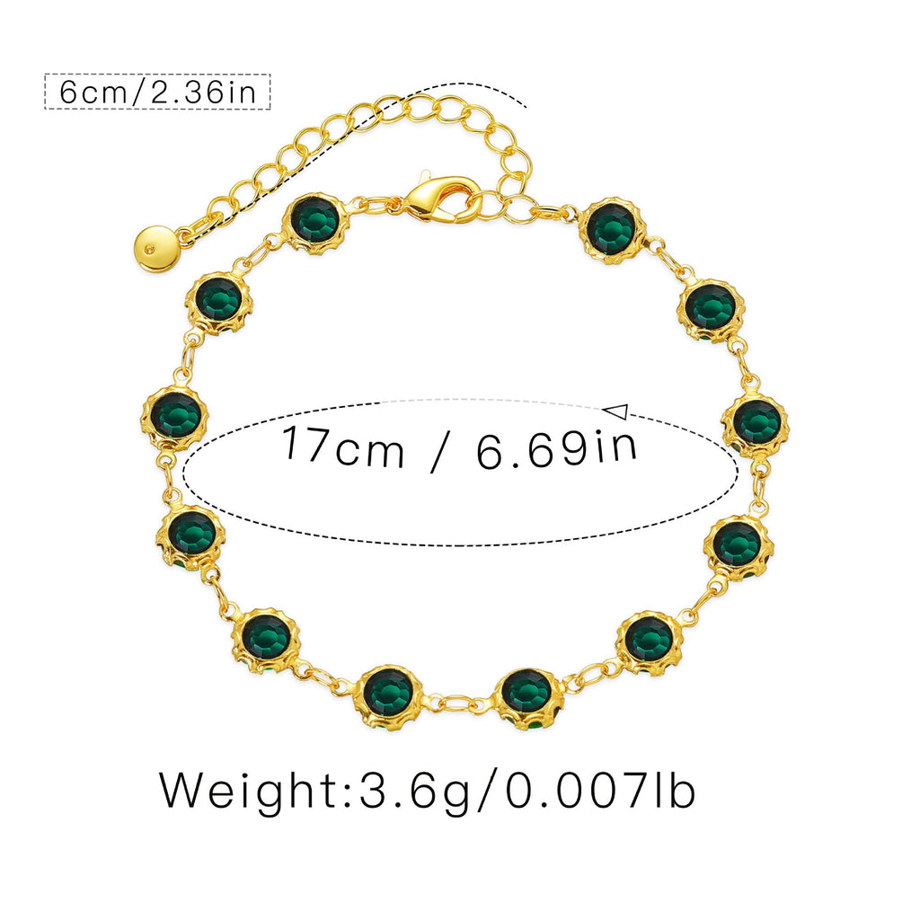 Retro-style Copper-plated 18K Gold French Bracelet Vera Lux