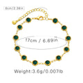 Retro-style Copper-plated 18K Gold French Bracelet Vera Lux