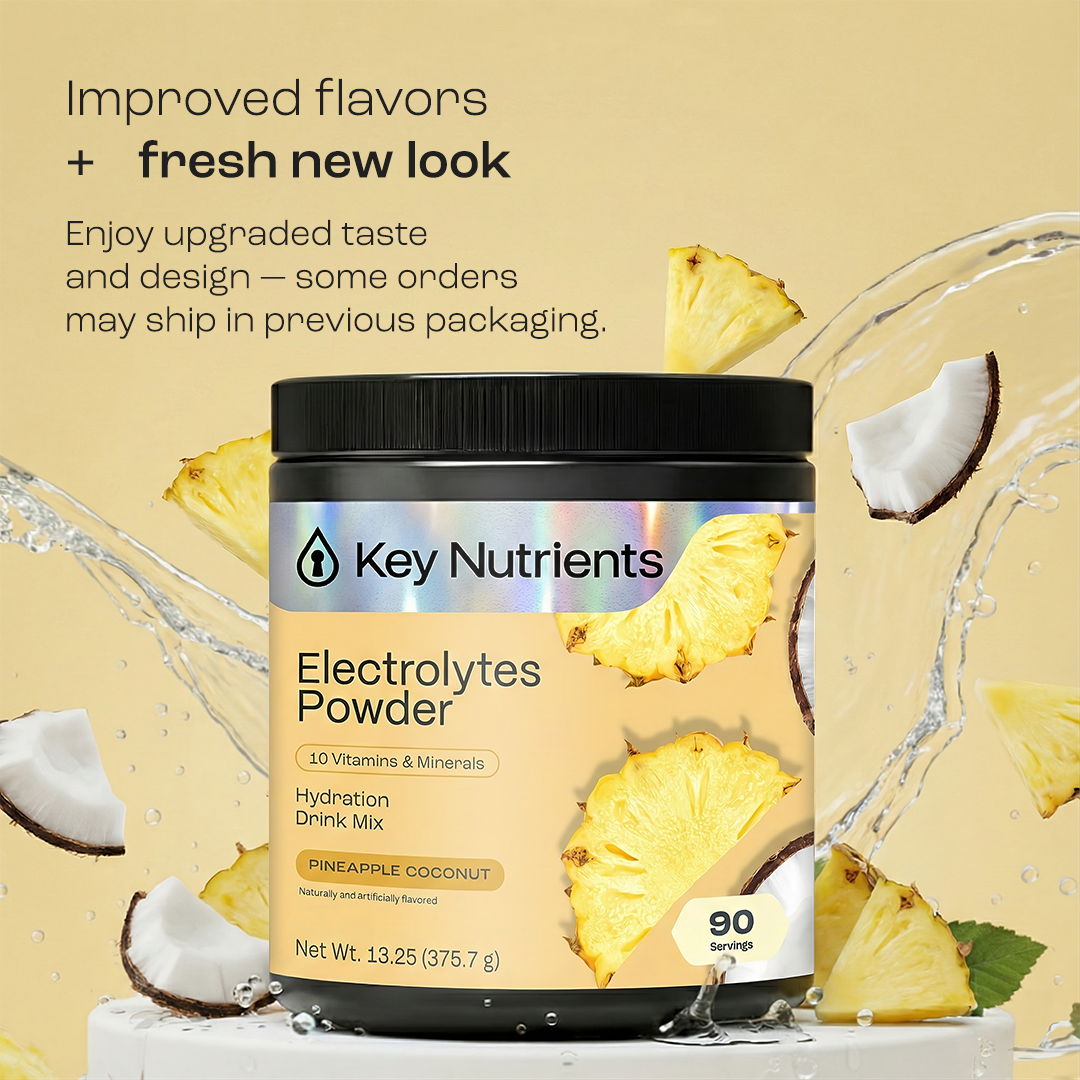 Electrolyte Recovery Plus Powder (Sugar-Free) Key Nutrients