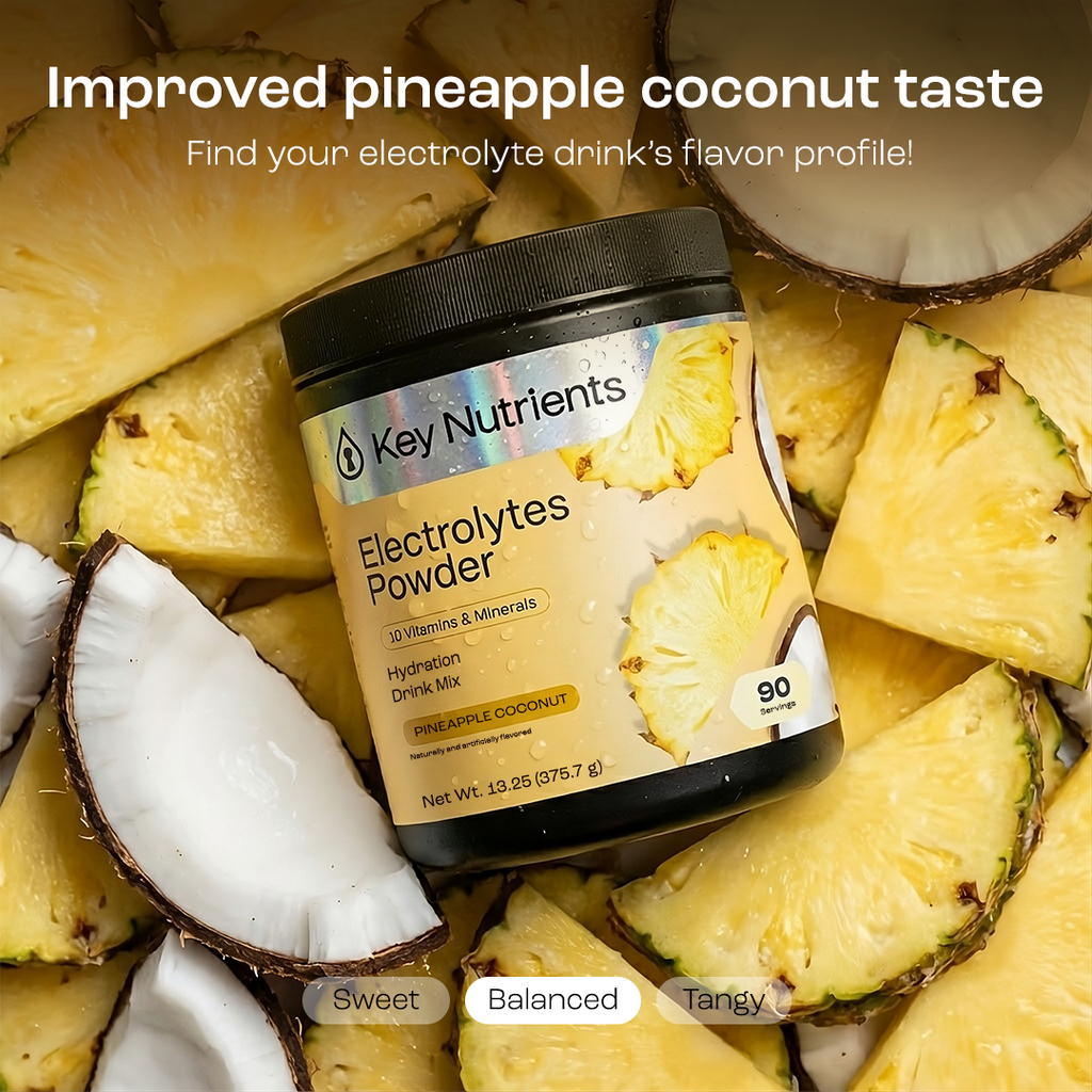 Electrolyte Recovery Plus Powder (Sugar-Free) Key Nutrients