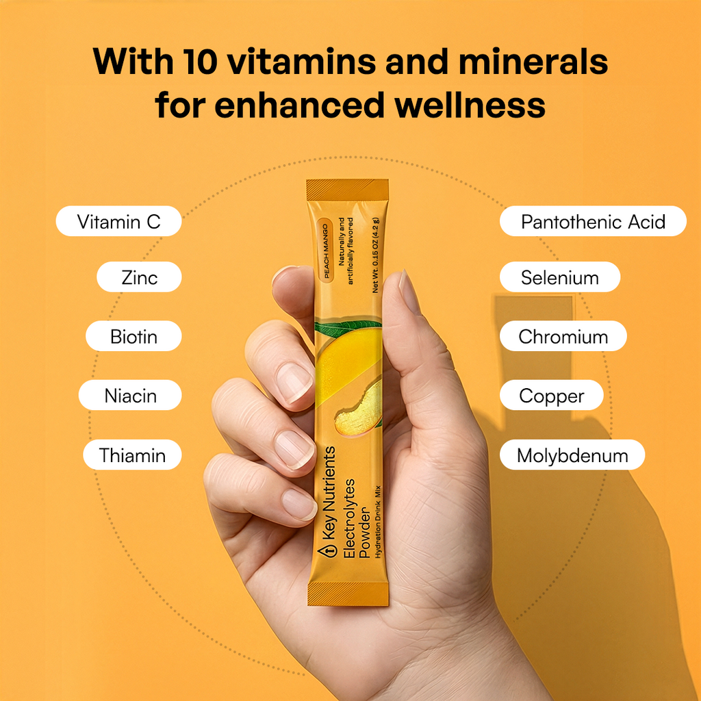 Electrolyte Recovery Plus Powder (Sugar-Free) Key Nutrients