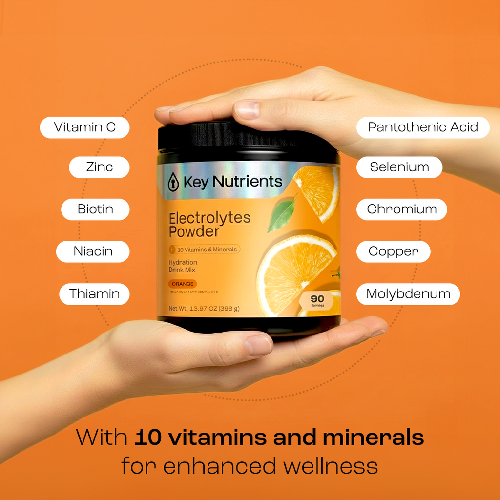 Electrolyte Recovery Plus Powder (Sugar-Free) Key Nutrients