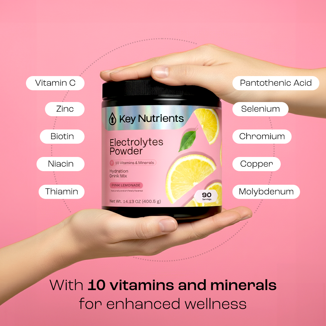 Electrolyte Recovery Plus Powder (Sugar-Free) Key Nutrients