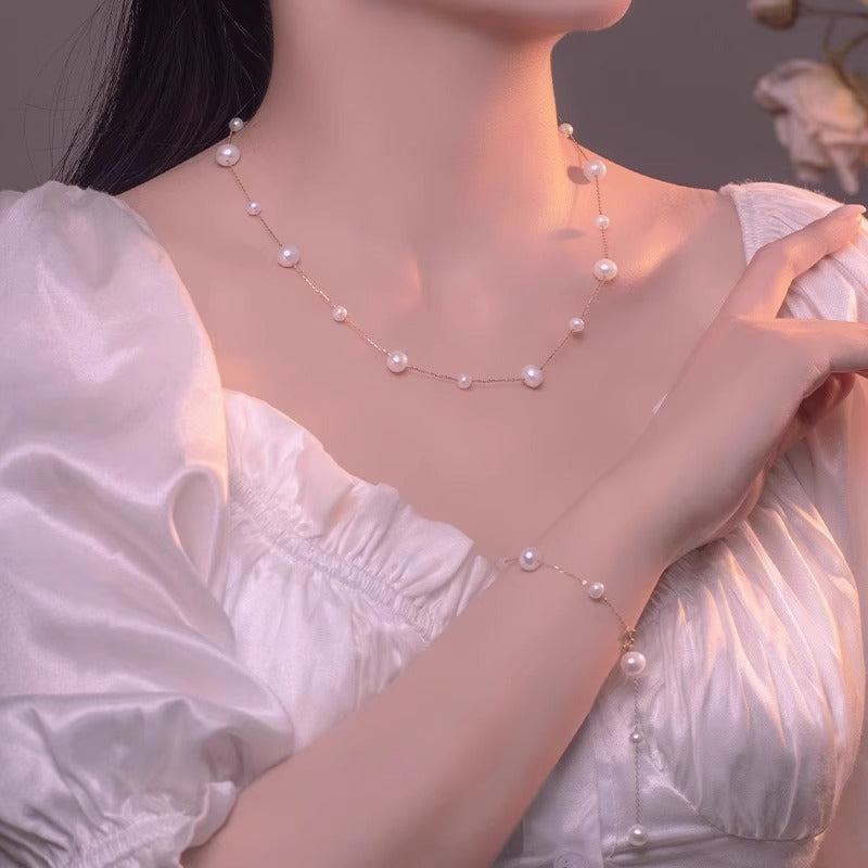 Freshwater Pearl Tassel Necklace For Women Vera Lux