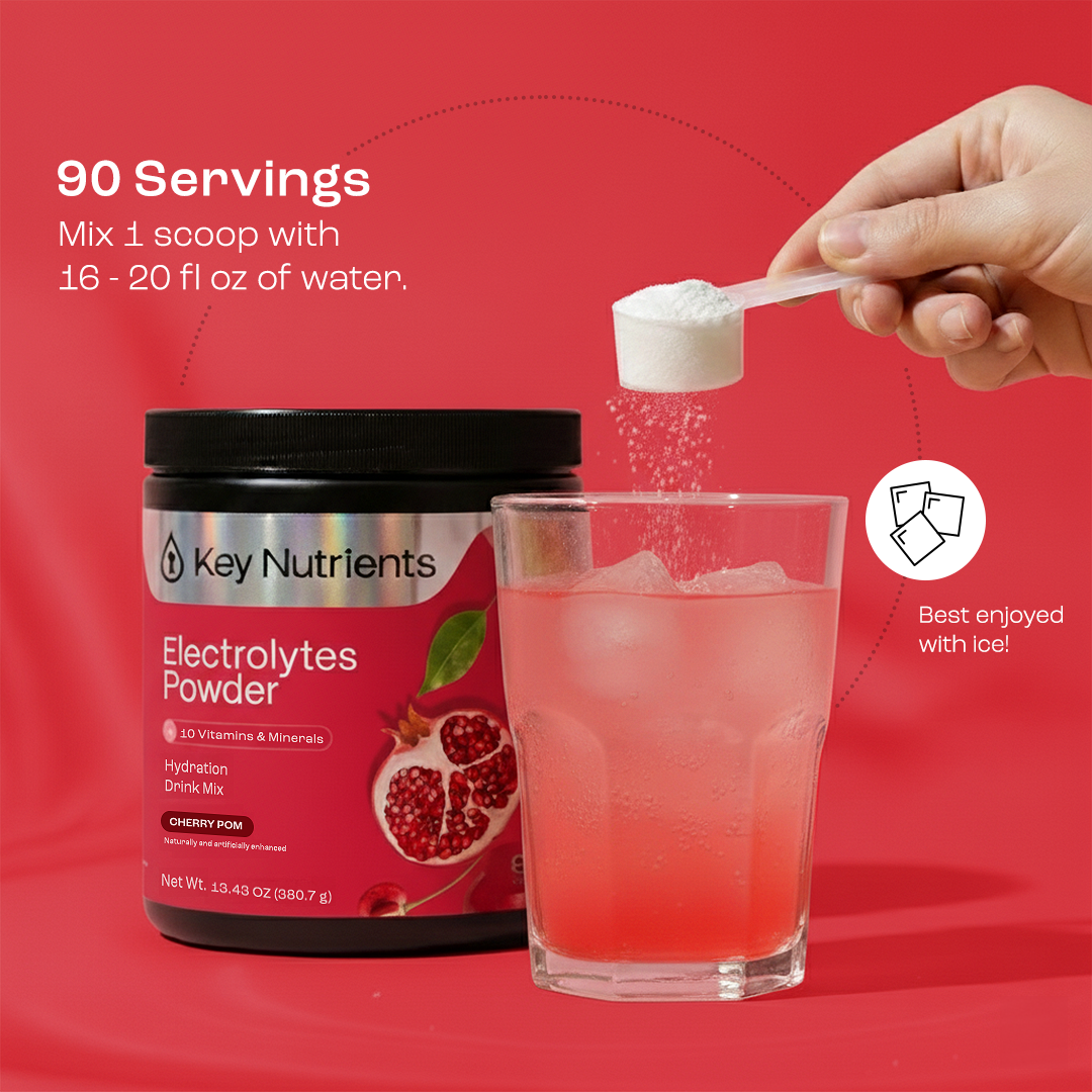 Electrolyte Recovery Plus Powder (Sugar-Free) Key Nutrients