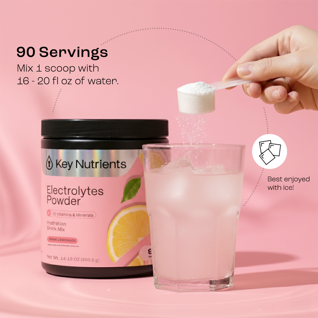 Electrolyte Recovery Plus Powder (Sugar-Free) Key Nutrients