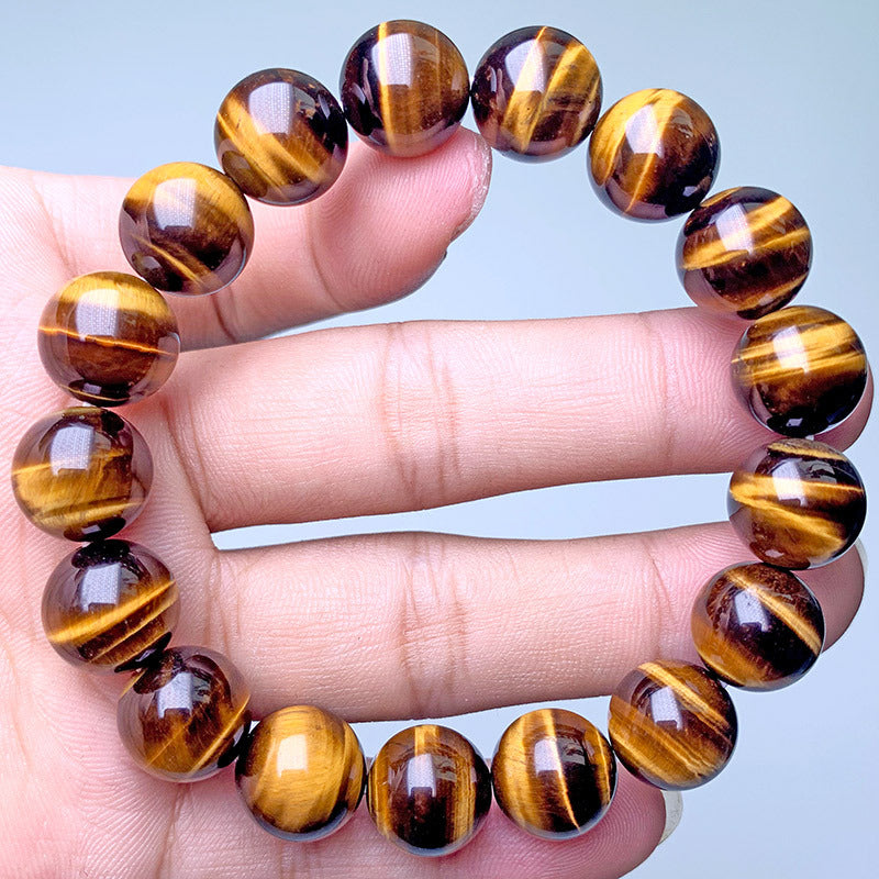 Natural Yellow Tigers Eye Bracelet Vera Lux