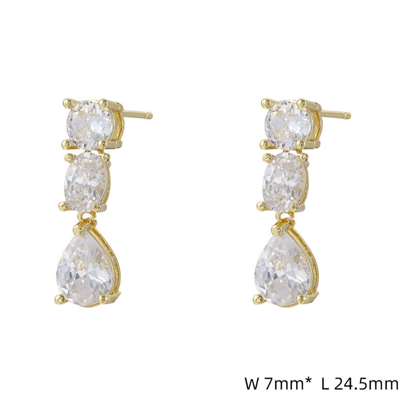 French-style Light-luxury Teardrop Earrings For Women Vera Lux