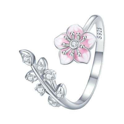 S925 Sterling Silver Open Adjustable Ring Vera Lux