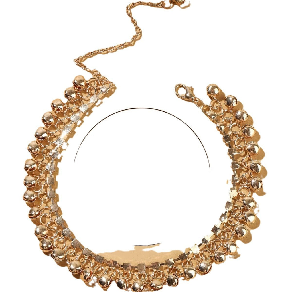 Diamond-encrusted Womens Beach Chain Anklet Vera Lux