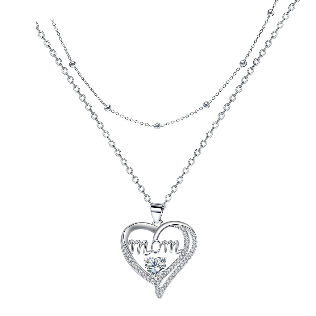 High-End Heart-Shaped Double-Layer Necklace For Layering Vera Lux