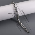 Popular Streetwear Cuban Chain Bracelet For Men, Bold Domineering Punk Hip Hop Design, All-match Stainless Steel Titanium Steel Fashion Accessories Vera Lux