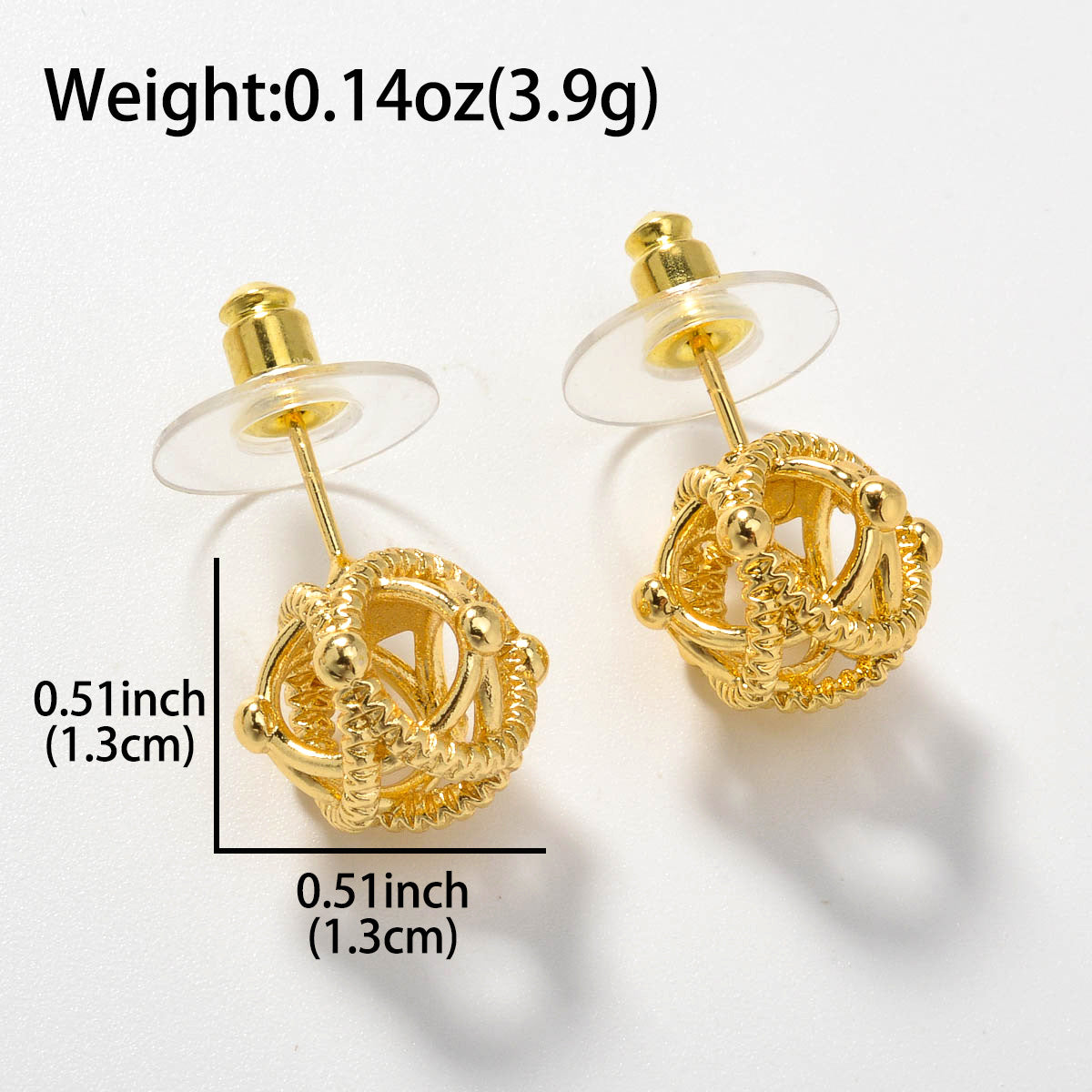 Minimalist Hollow Star Copper-Plated Stud Earrings For Women Vera Lux