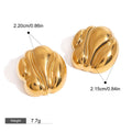 18k gold geometric shape with gold and silver color matching design fashionable and personalized earrings Vera Lux