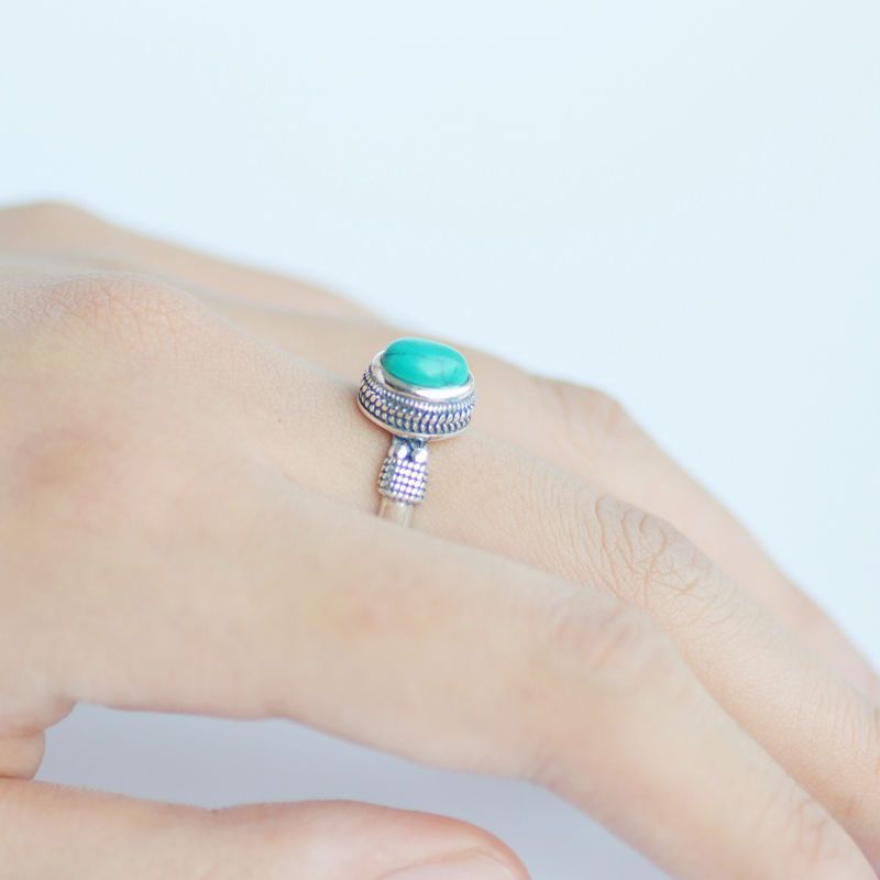 New Arrival S925 Silver-Plated Handmade Ring Vintage Style Vera Lux