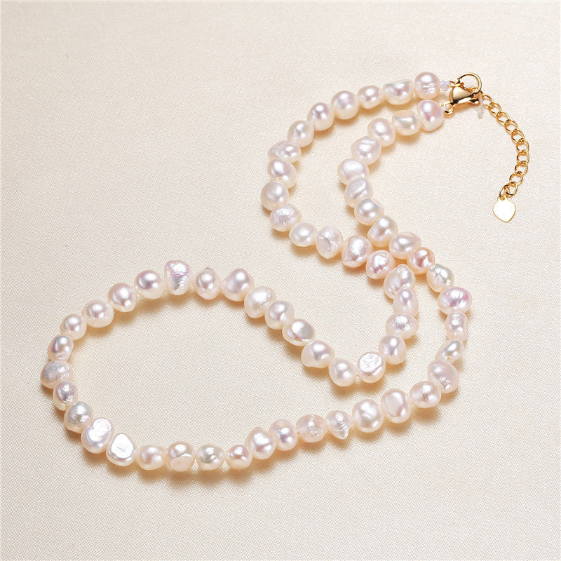 New Freshwater Baroque Pearl Necklace Vera Lux