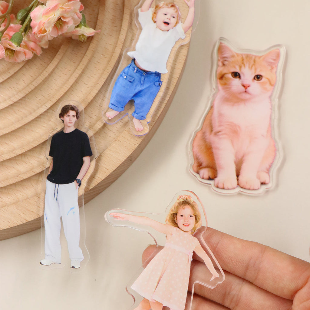 Acrylic Refrigerator Magnets With Magnetic Photos DIY Vera Lux