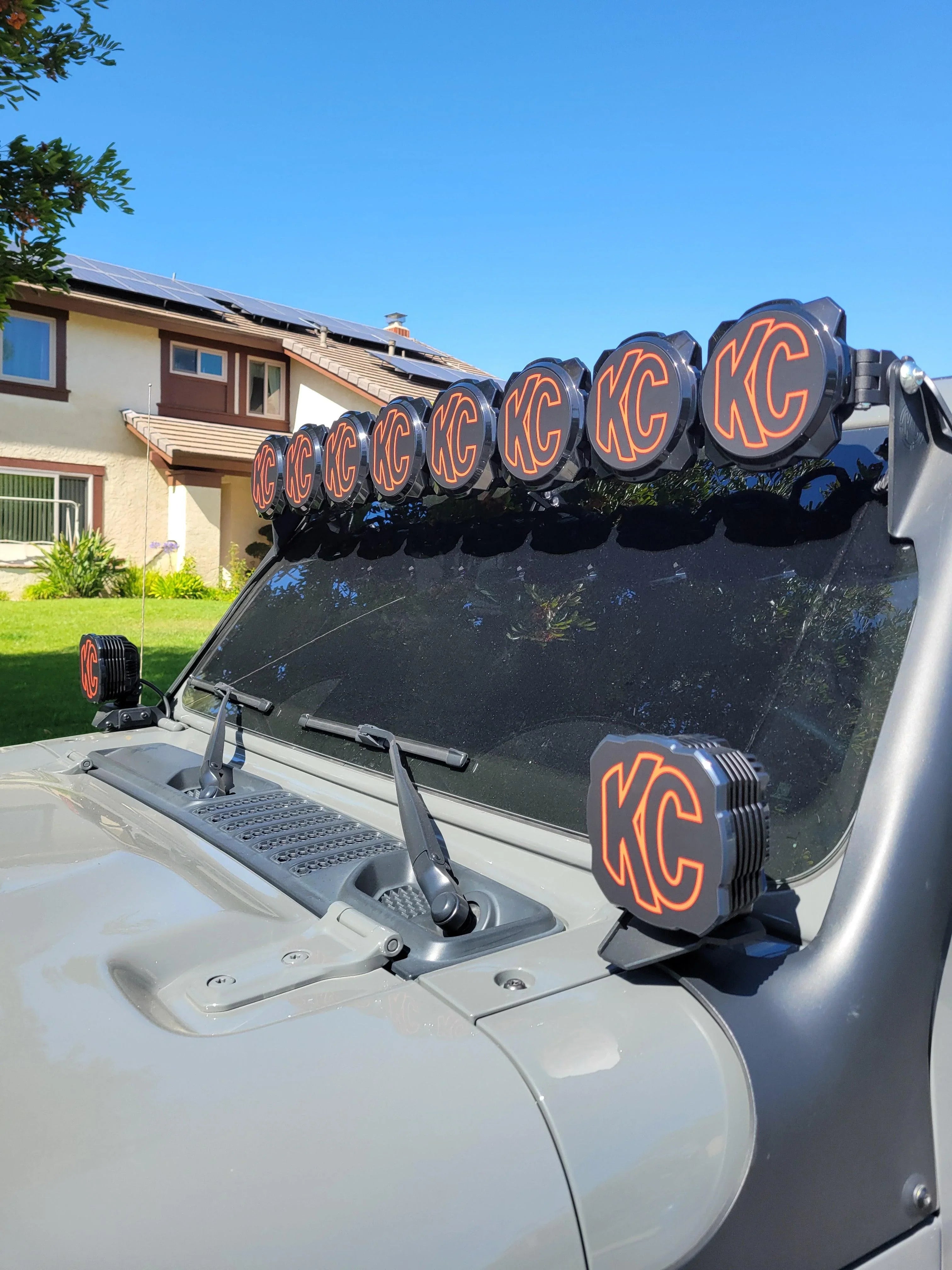 KC HiLITES Flex Era 4 Light Cover Overlays - Universal StickerFab