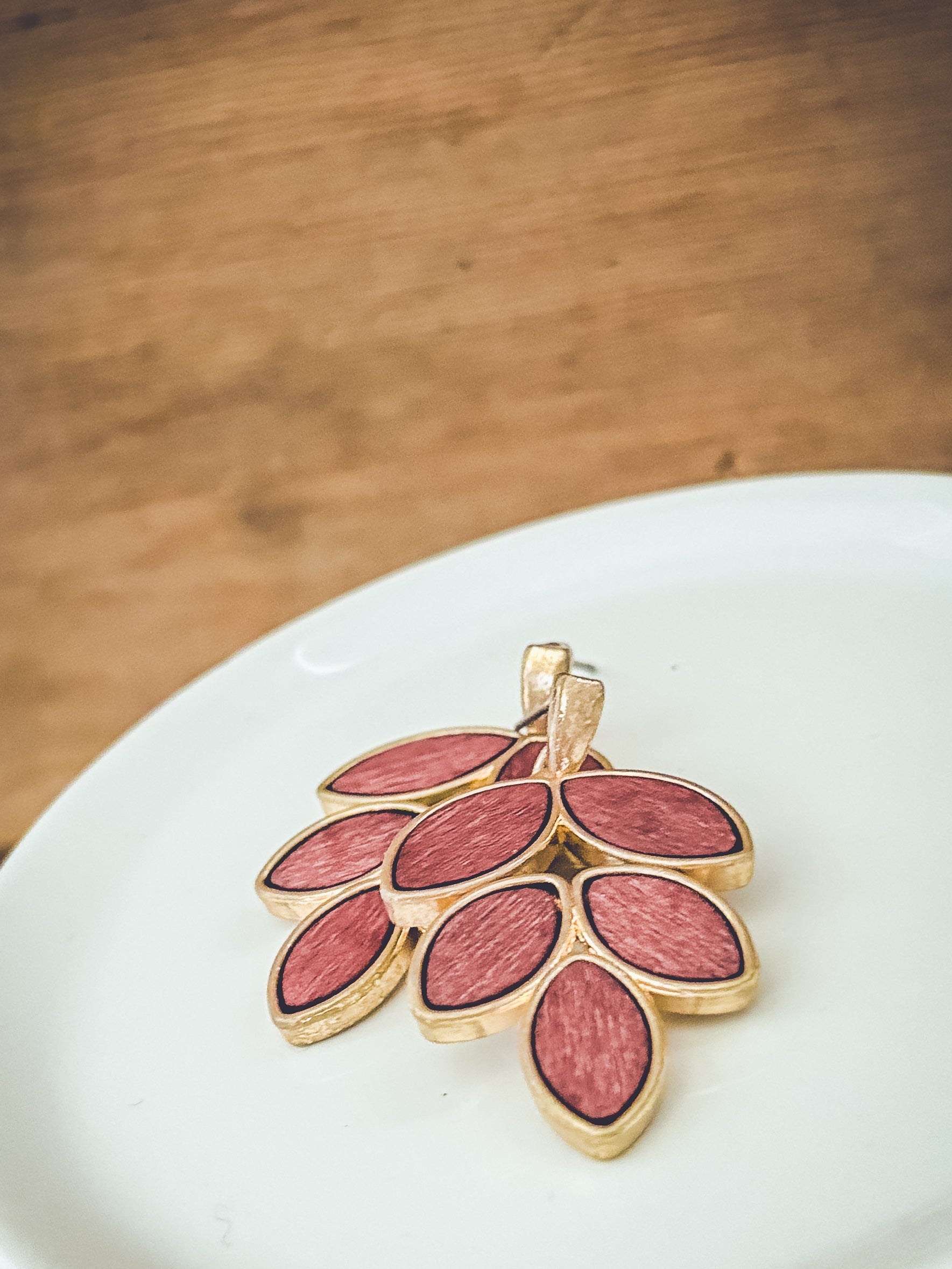 Beautiful Vintage Floral Earrings Rooted Home Goods