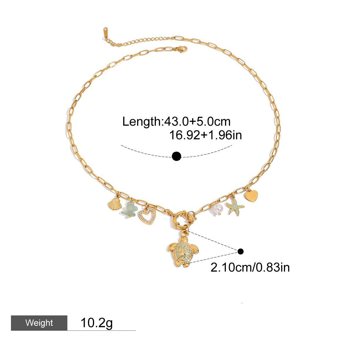 18K gold heart shape with "MOM" design exquisite and dazzling necklace Vera Lux