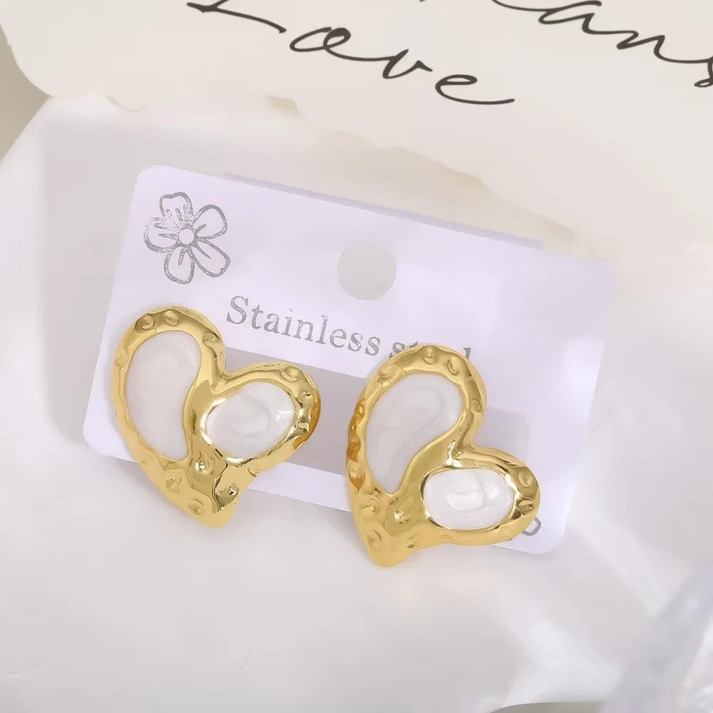Stainless Steel Oil-dripping Women's Earrings Vera Lux