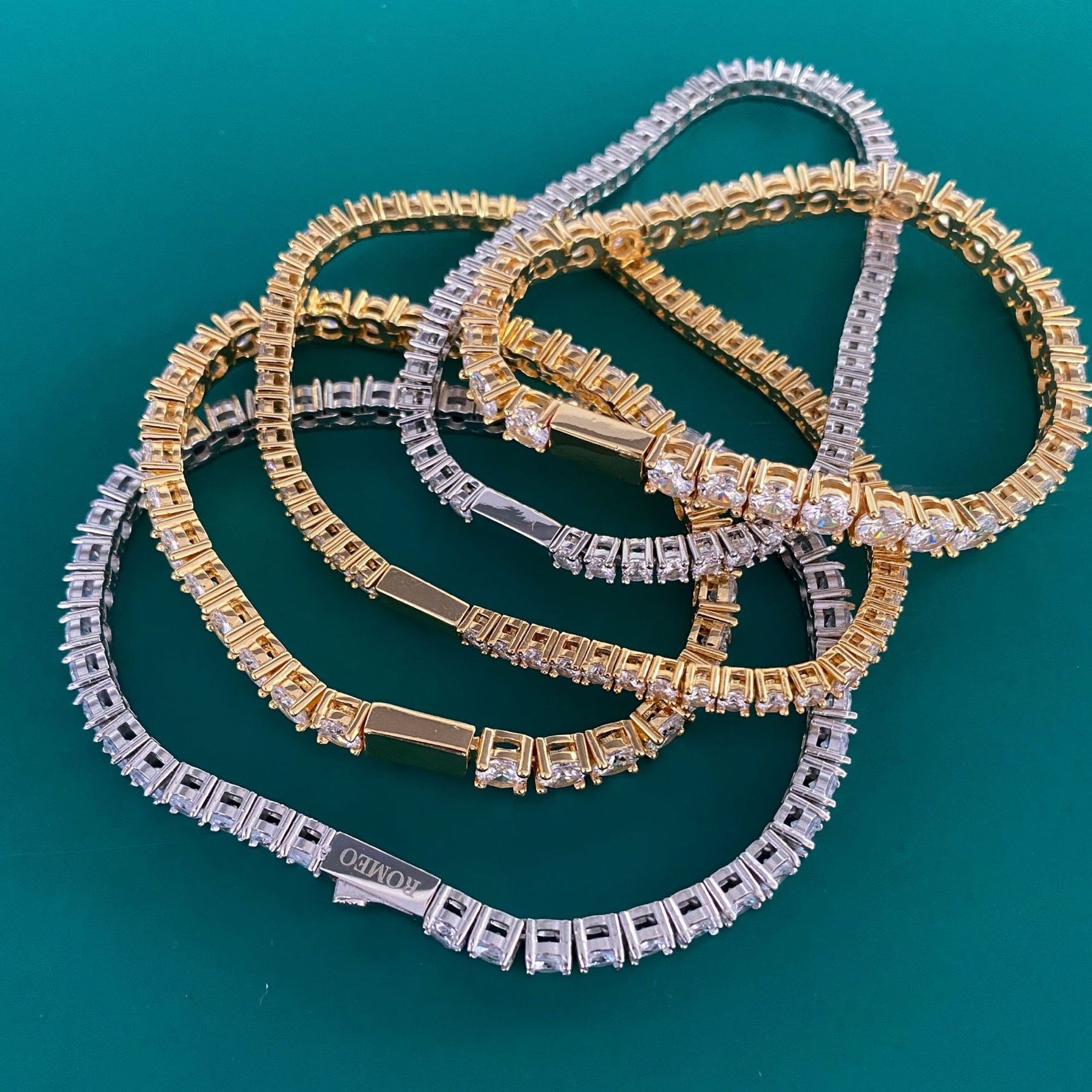 Stainless Steel Titanium Steel Zircon Bracelet Vera Lux