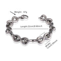 Hot Sale Men Cuban Link Bracelet, Bold Hip Hop Punk Titanium Steel Hand Jewelry Vera Lux