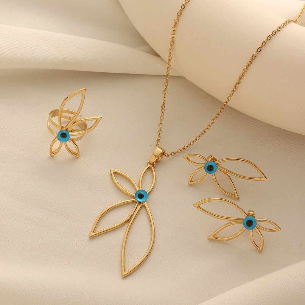 Petal Evil Eye Jewelry Set Vera Lux