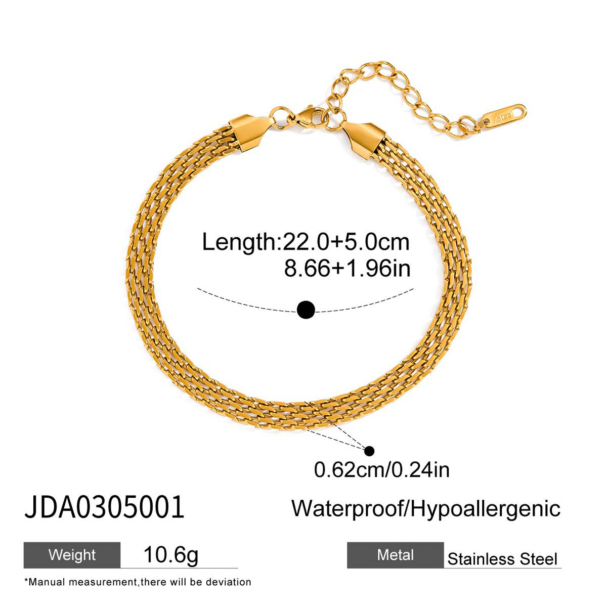 Girls High-end Titanium Steel Foot Jewelry That Wont Fade Vera Lux
