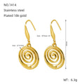 Niche Mosquito Coil Holder Stainless Steel Earrings Vera Lux