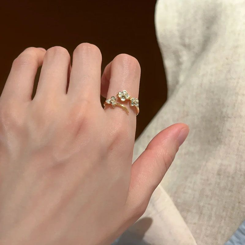 Sweet 3D Butterfly Ring For Women, Delicate Enamel Color, Cute Adjustable Ring, INS Style Niche Index Finger Ring Vera Lux