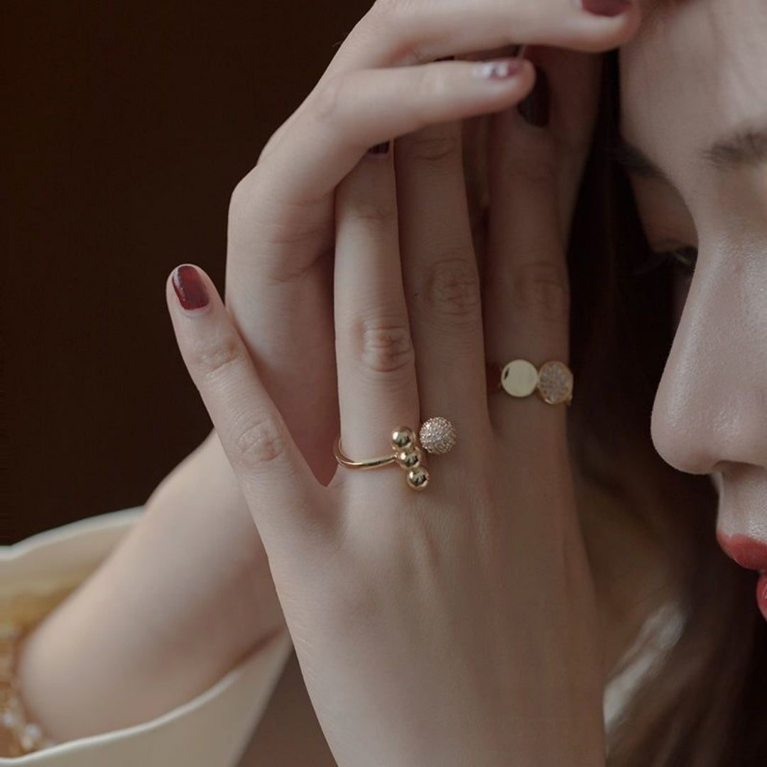Open Ring With Micro-set Details Elegant And Stylish For Women Vera Lux