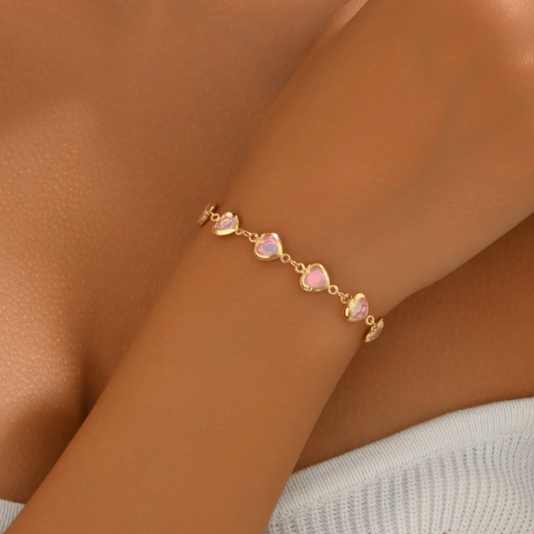 Affectionate Red Diamond Niche Light Luxury All-Match Exquisite Vera Lux