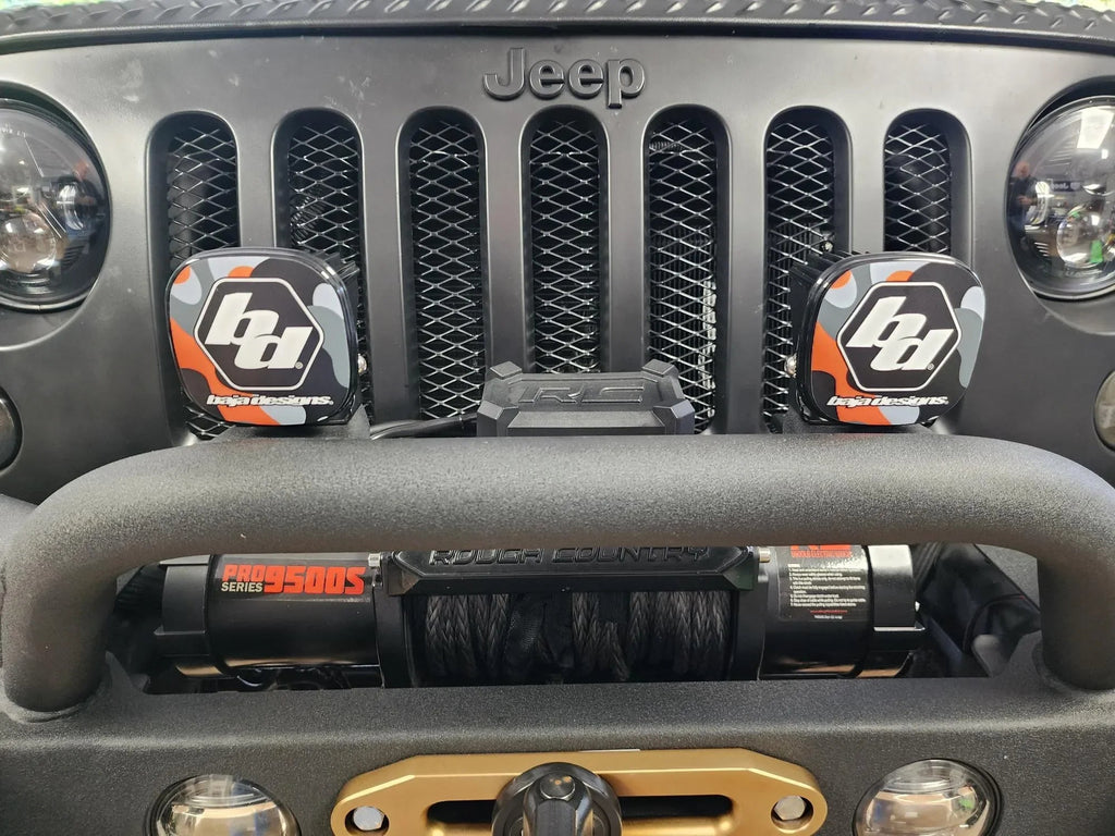 Baja Designs Squadron 1.0 / 2.0 Light Cover Overlays  - Universal StickerFab