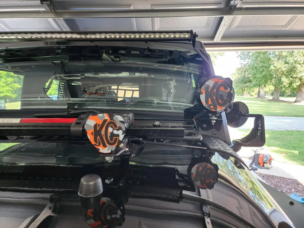 KC HiLITES Flex Era 3 Cover Overlays - Universal StickerFab