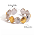 Starfish Shell Titanium Steel Ring Vera Lux