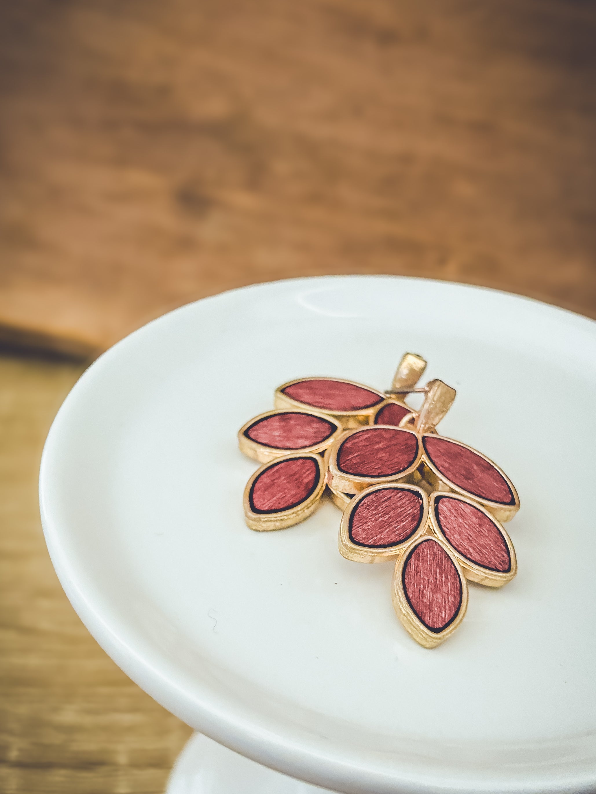 Beautiful Vintage Floral Earrings Rooted Home Goods