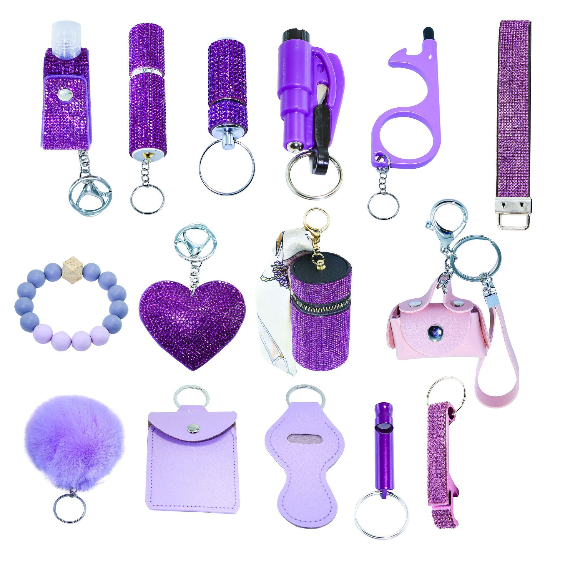 Portable Fifteen-Piece Keychain Set Vera Lux