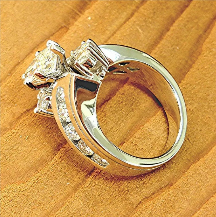 Horse Eye Shaped Zircon Ring For Women Vera Lux