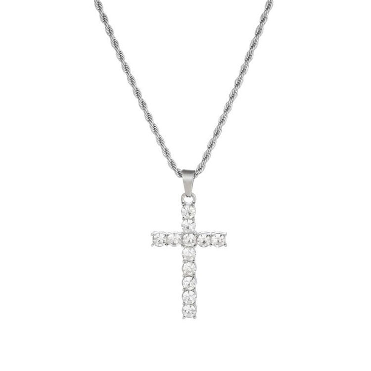 Diamond Pendant Necklace Men's Hip-hop Cold Wind Vera Lux