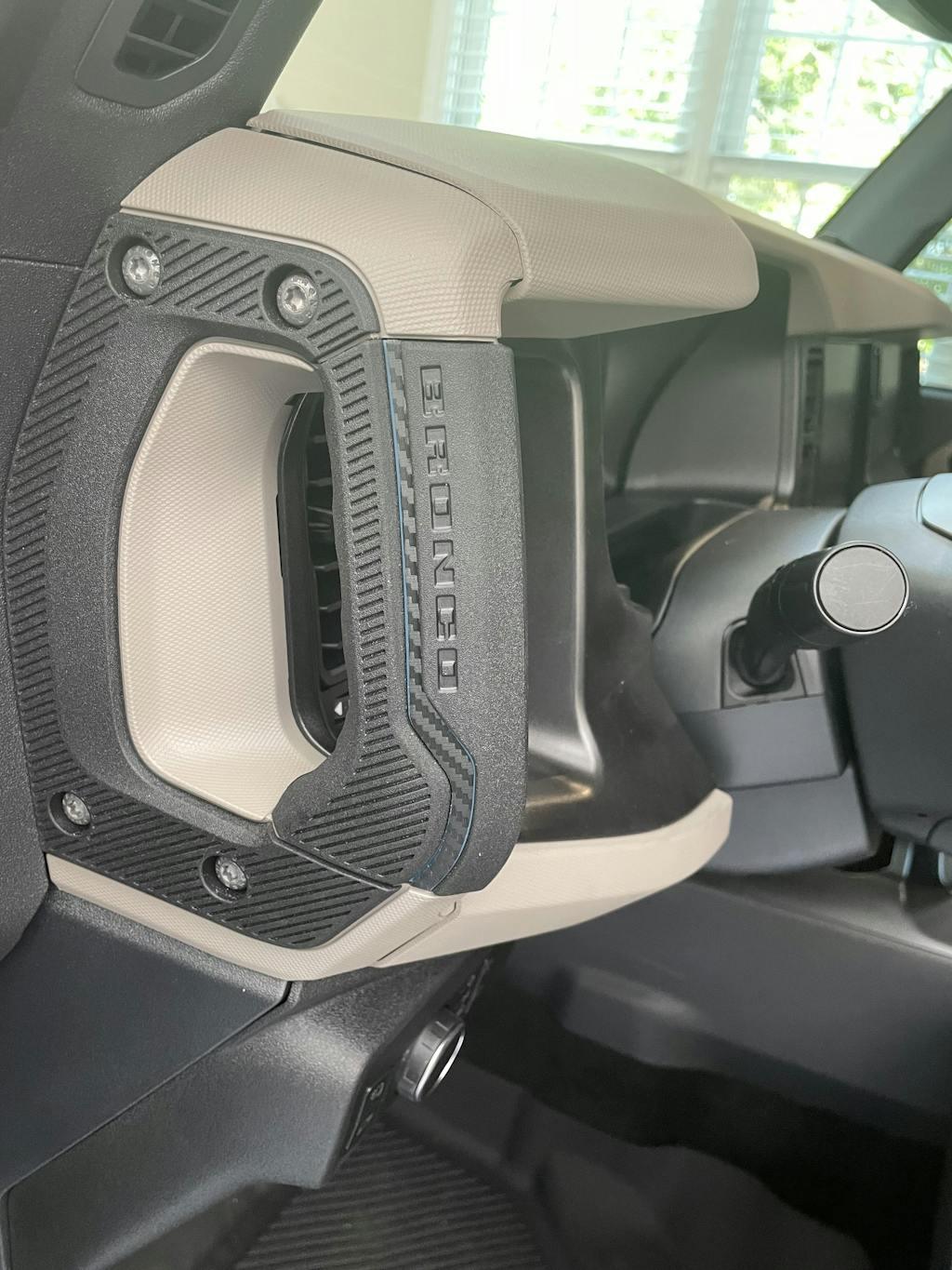 Outer Grab Handle Stripe Overlays (EZ Apply - Standard Series) - 2021+ Bronco StickerFab