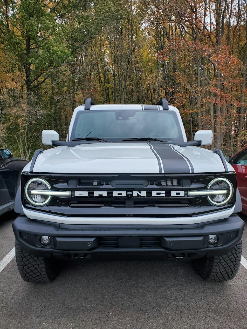 Offset Racing Hood Stripes V1 - 2021+ Bronco StickerFab