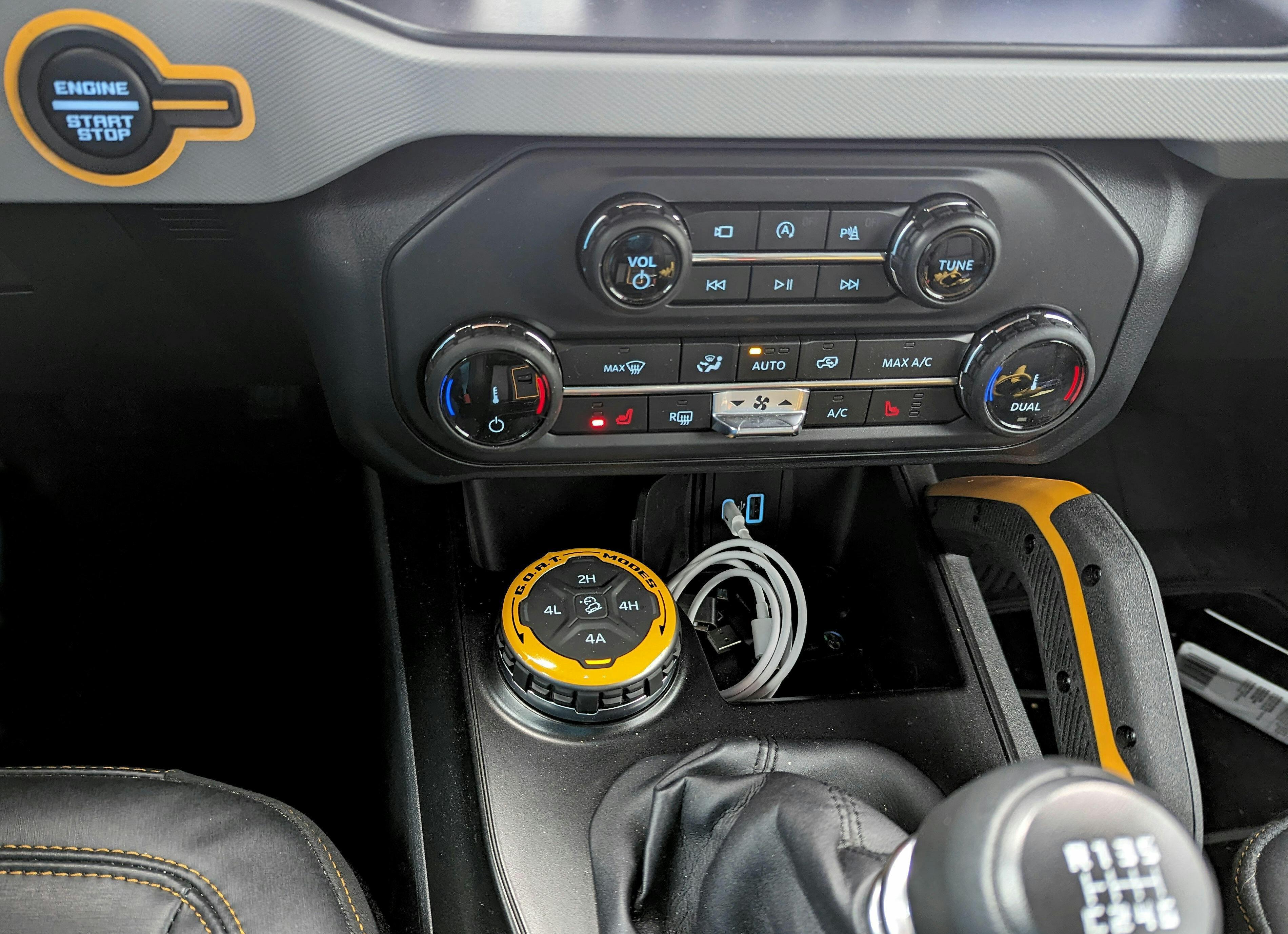 GOAT Mode Dial Ring Overlay V1 - 2021+ Bronco StickerFab