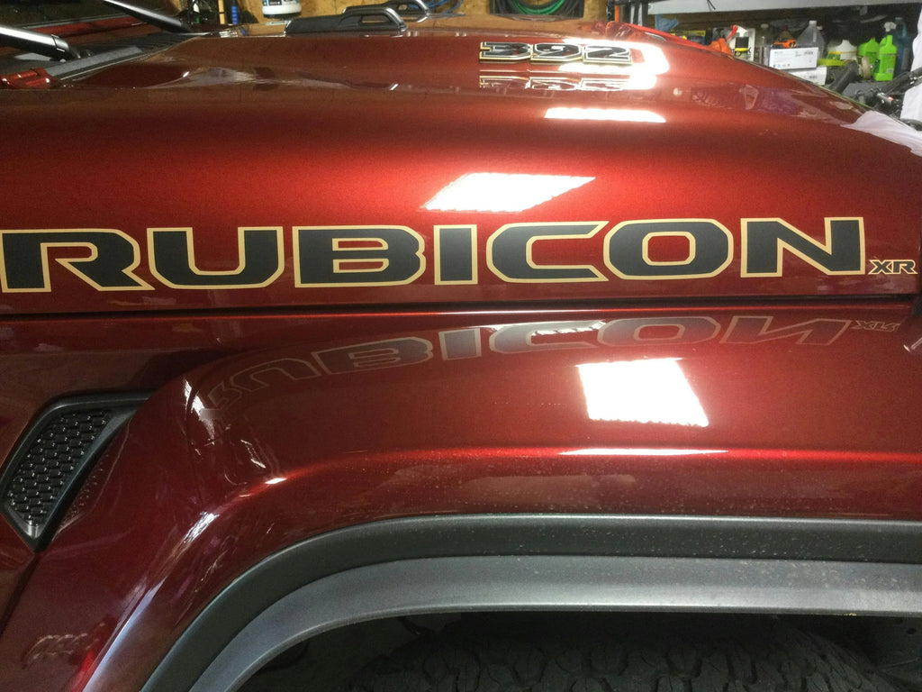 XR Stickers - 2022+ Wrangler Xtreme Recon StickerFab