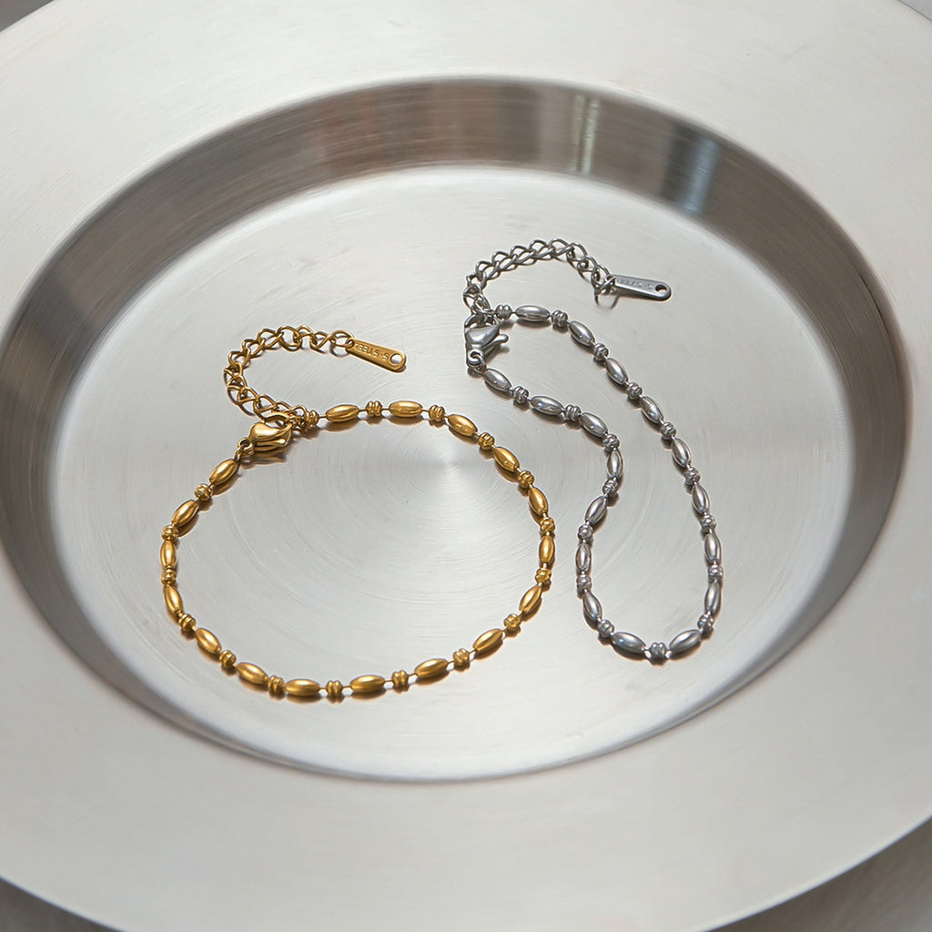 Stainless Steel Ring Ins Shell Bracelet Vera Lux