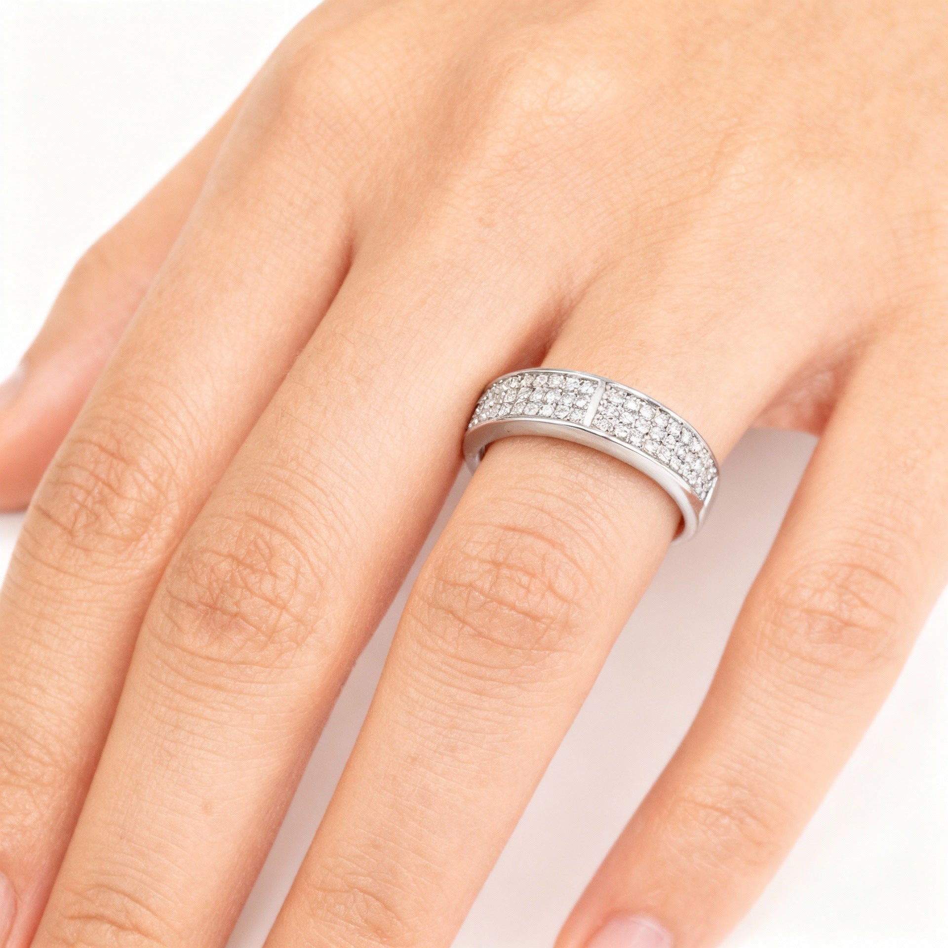 18k Gold-plated Ring, Niche And Unique, With Diamond Setting Vera Lux