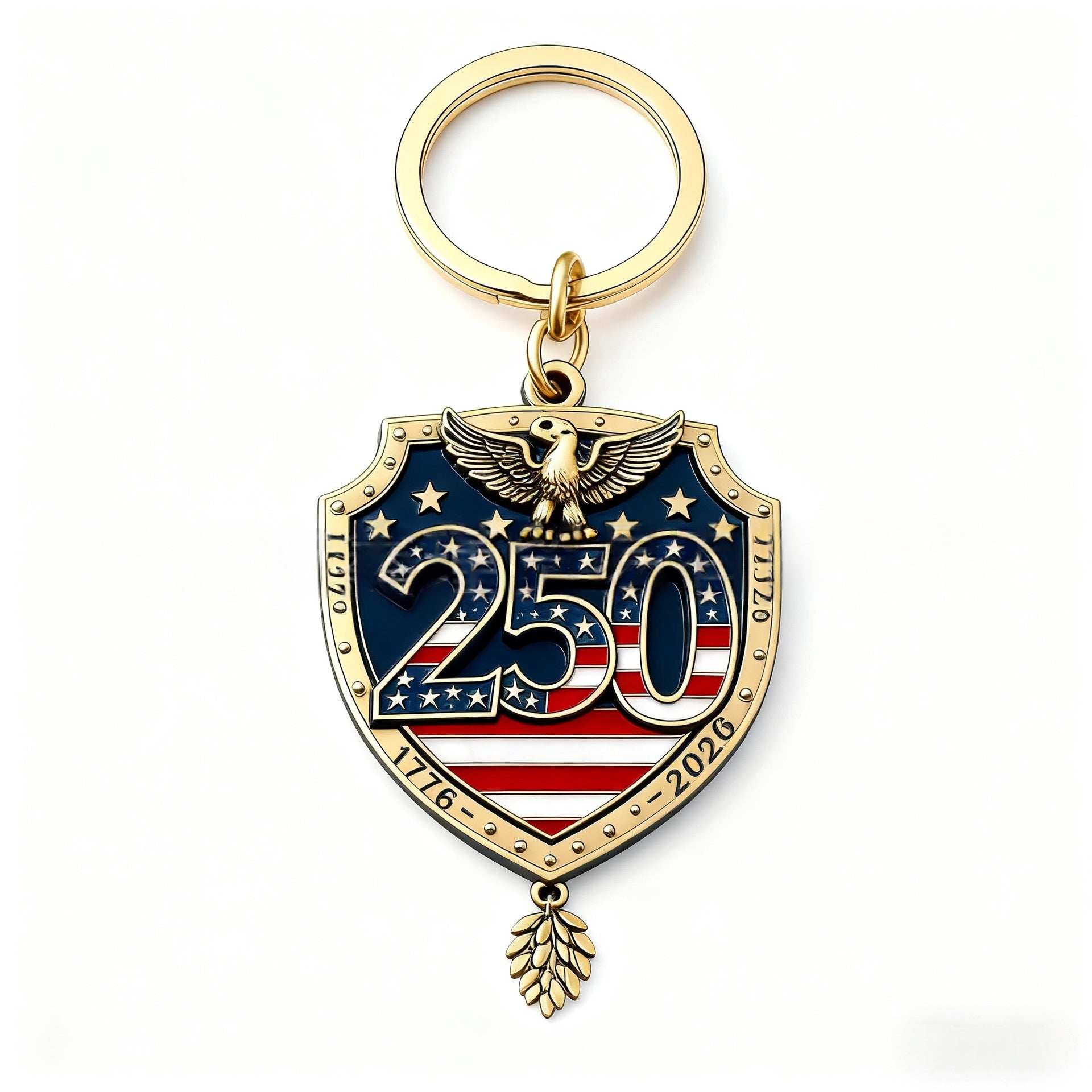 250th Anniversary Medal 2D Acrylic Keychain Pendant Vera Lux