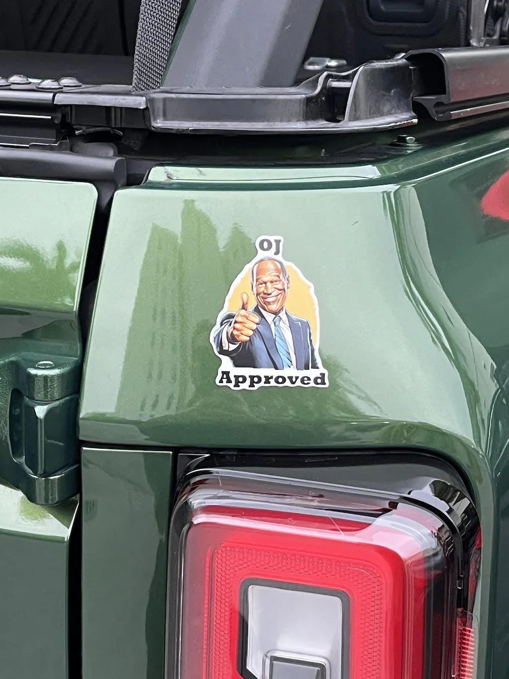 OJ Approved Sticker - 2021+ Bronco StickerFab