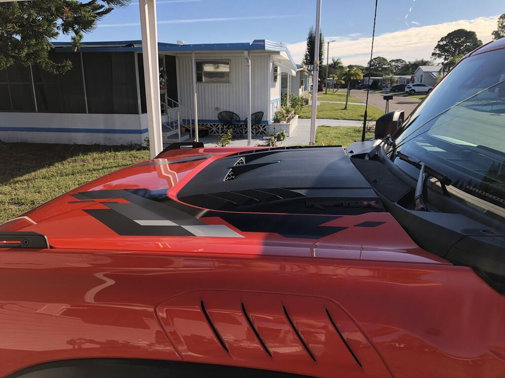 R Inlay for Hood Emblems - 2022+ Bronco Raptor StickerFab