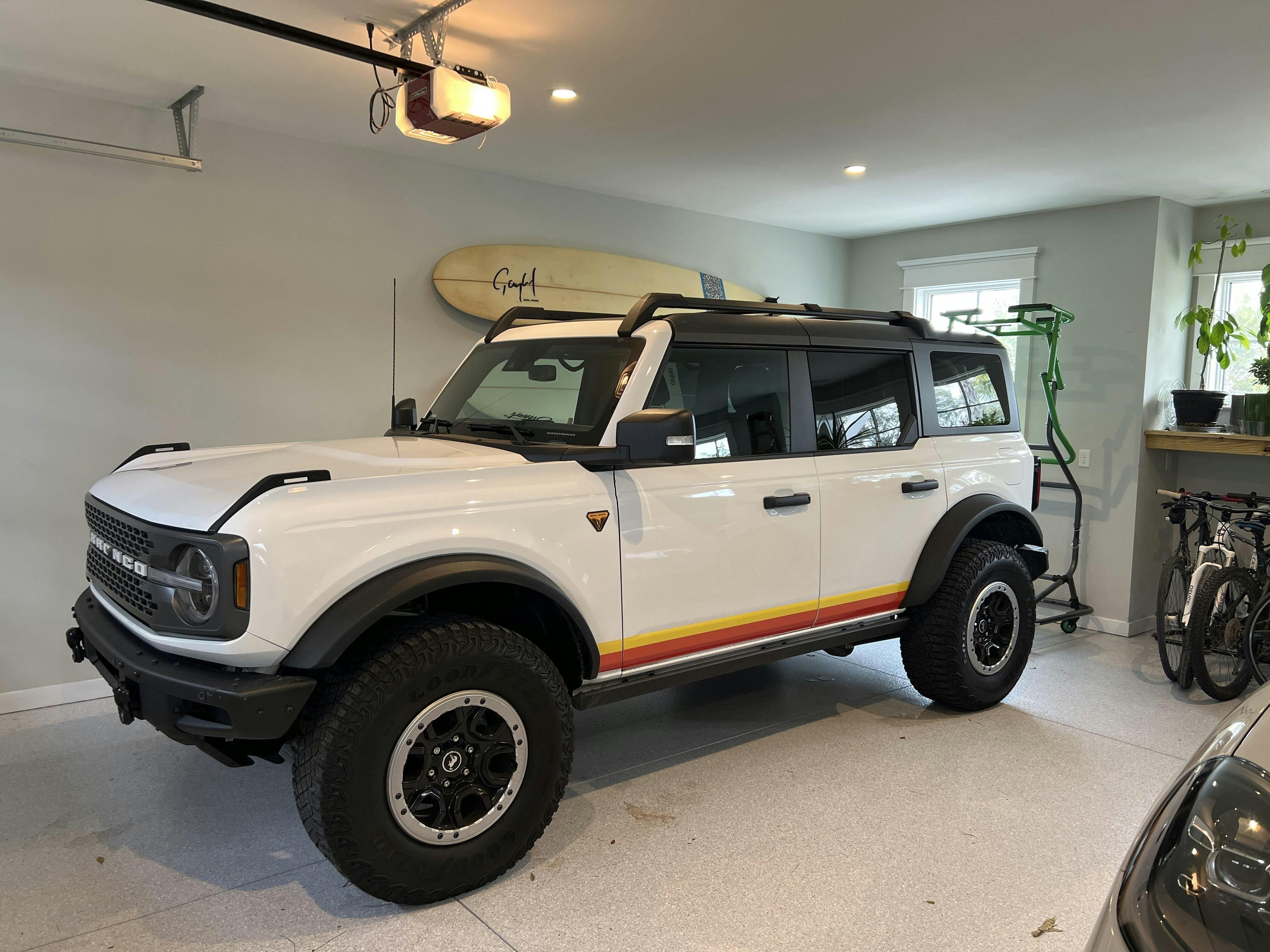 Retro Vintage Lower Door Protection - 2021+ Bronco StickerFab